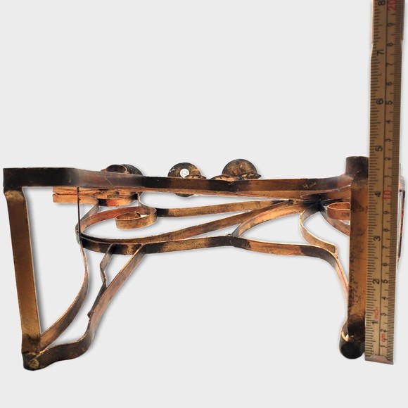 Vintage Braided And Twisted Metal Reindeer Candle Holder Christmas Decoration - Picture 9 of 12